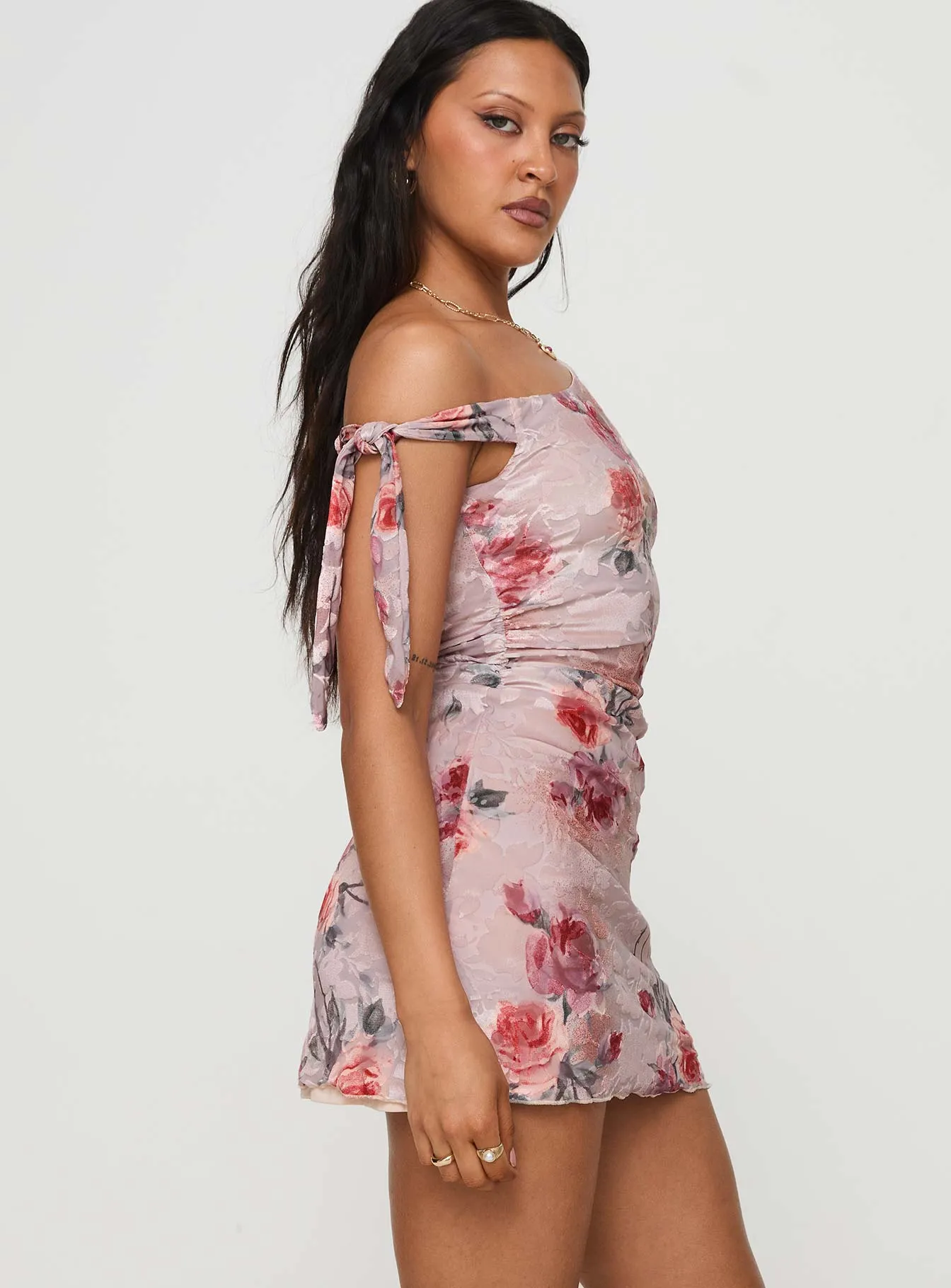 Music Up Asymmetrical Mini Dress Multi Pleated-Skirt Tear-resistant