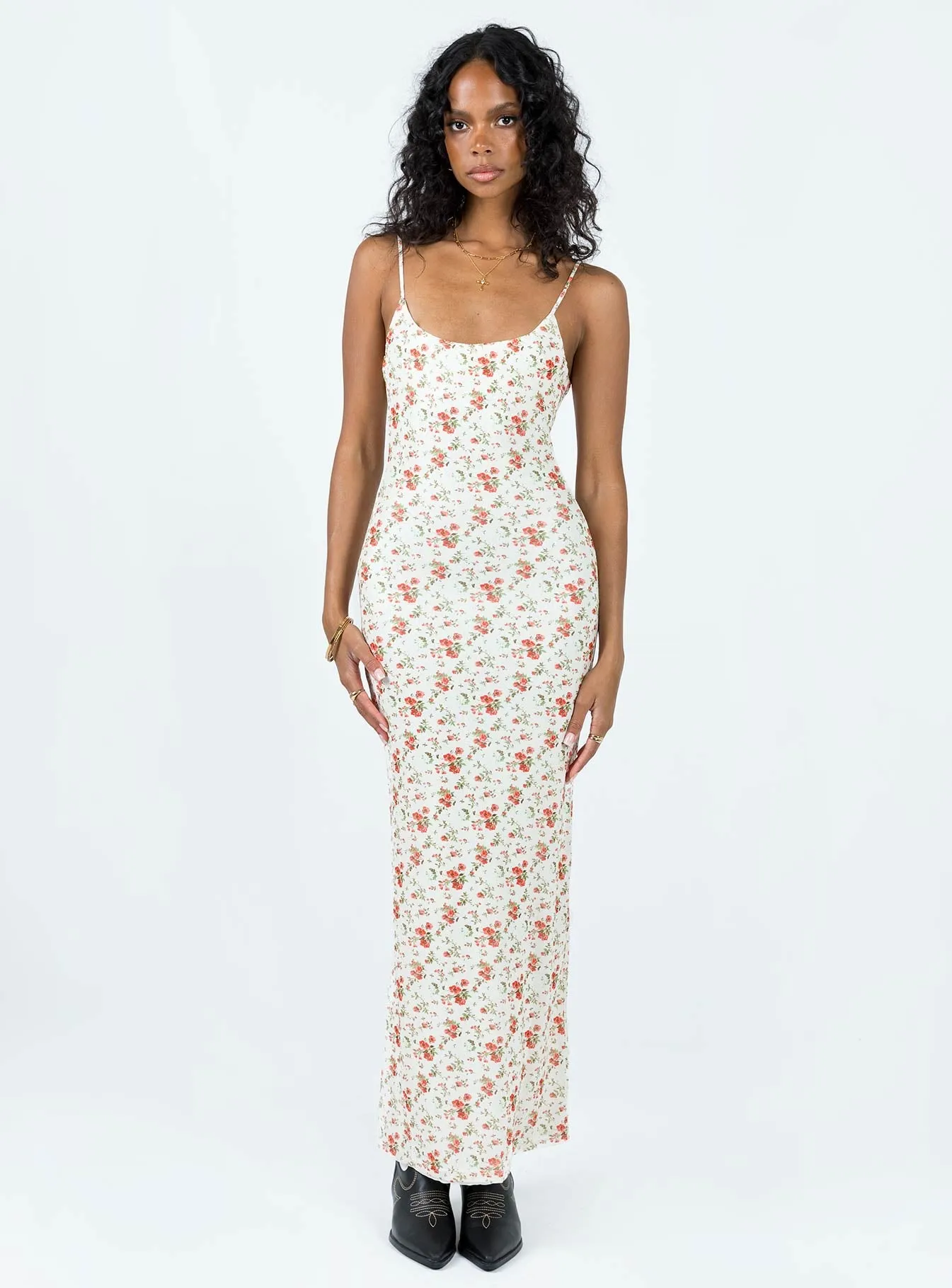 LowProfileZipper Weekend Style Knox Maxi Dress Beige Floral