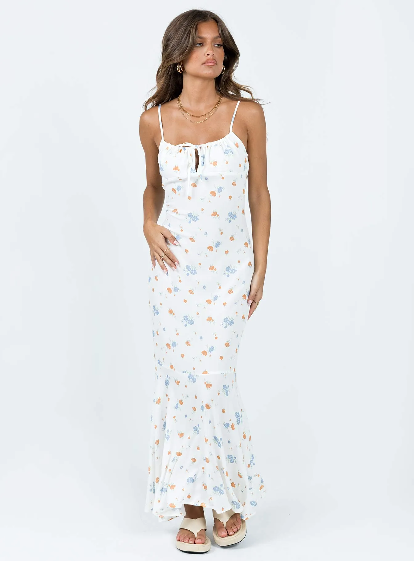 Seamless-Look Corith Maxi Dress White / Multi