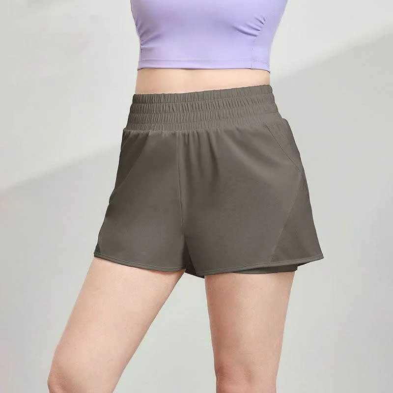 High Waisted Running Short with Pockets TumbleDry Safe