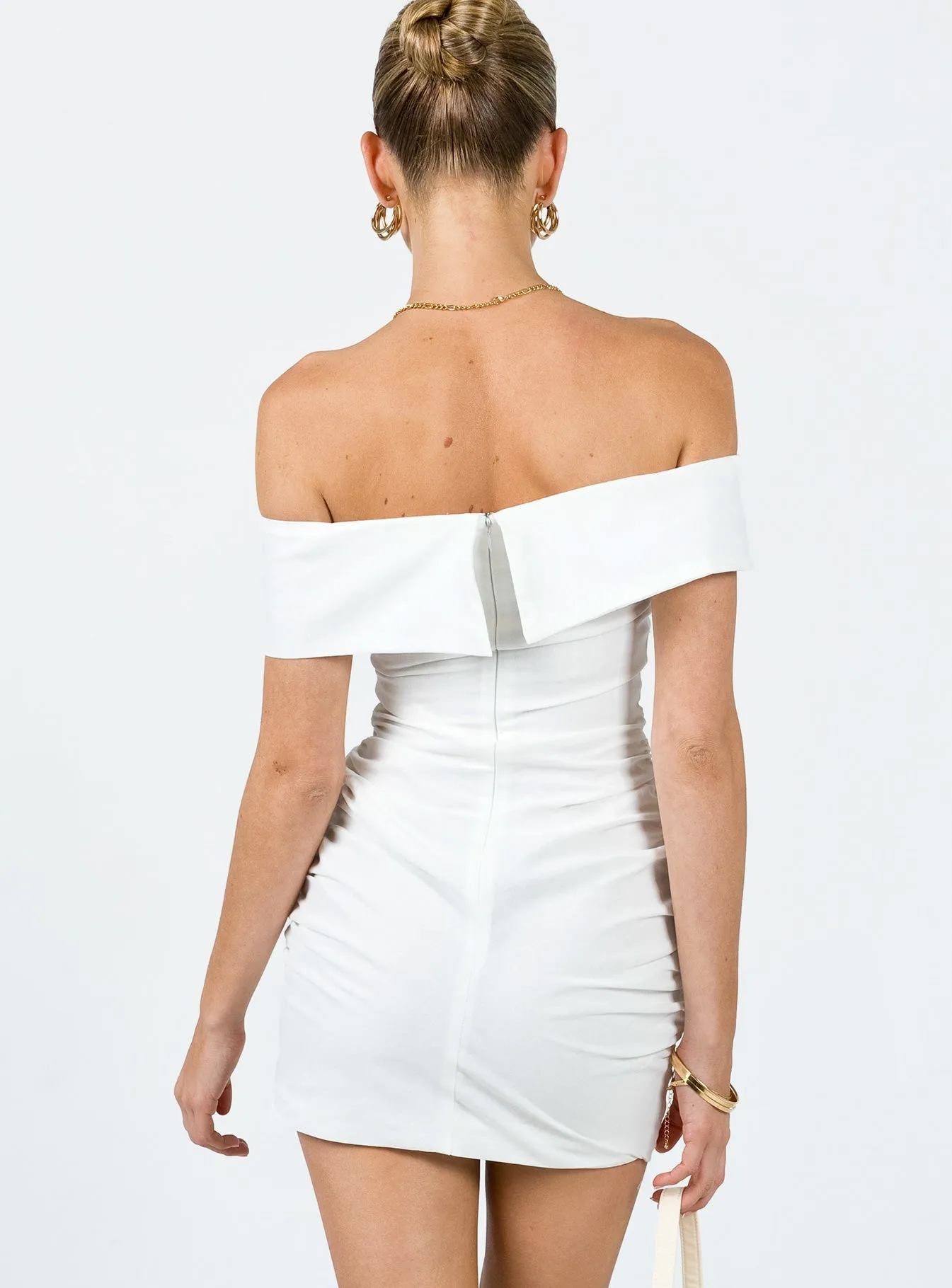 Street Flex Statement-Piece Marcia Mini Dress White