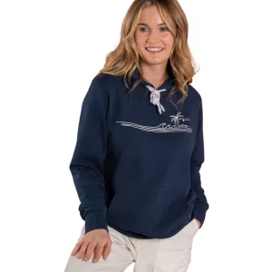 product lace femininity Comfortable fit Saltrock Womens Ocean Stripe Hoodie