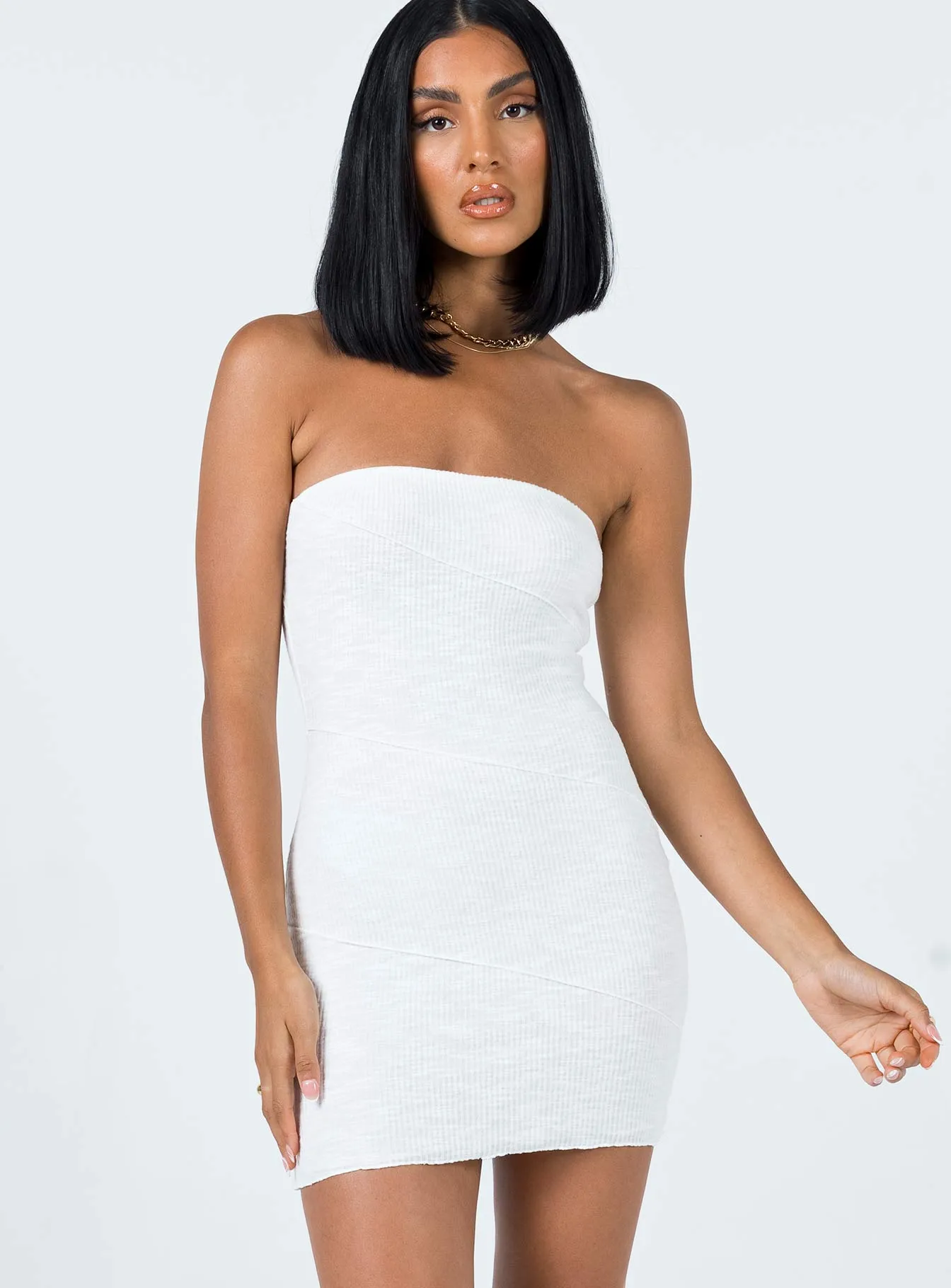 Lightweight Comfort Oscar Mini Dress White
