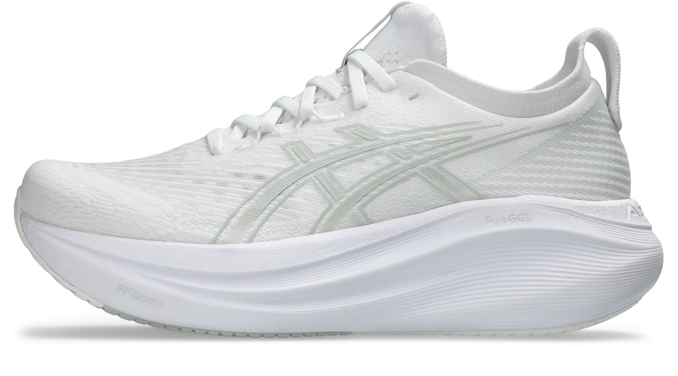 Women's Gel Nimbus 27 shoe review improvement Elastic Closure