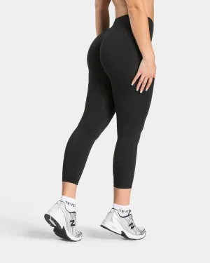 Allrounder 7/8 Leggings "Schwarz" Soft Curve