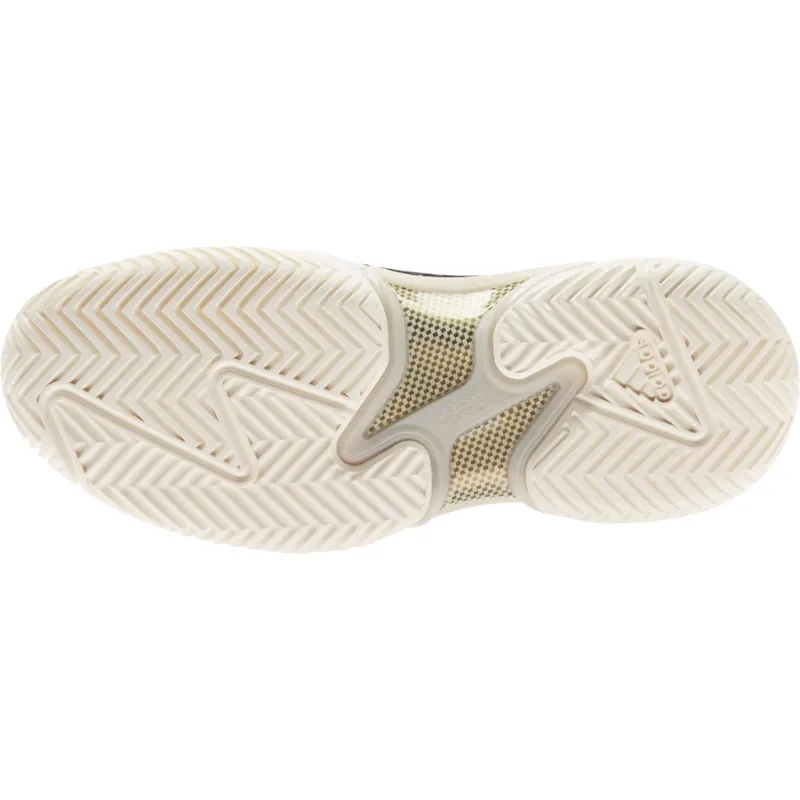 Ankle Stabilization Adidas Womens Barricade Tennis Shoes - Core Black/Gold/Carbon