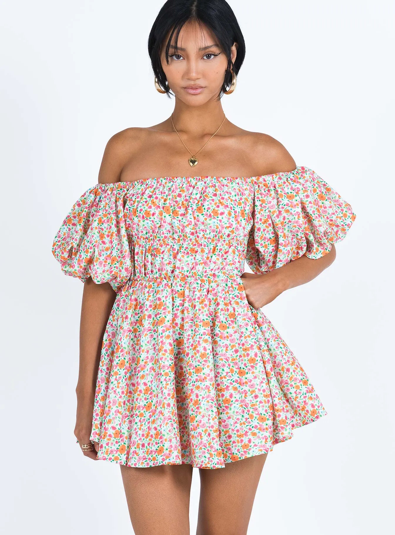 Halton Mini Dress Multi Body Flow