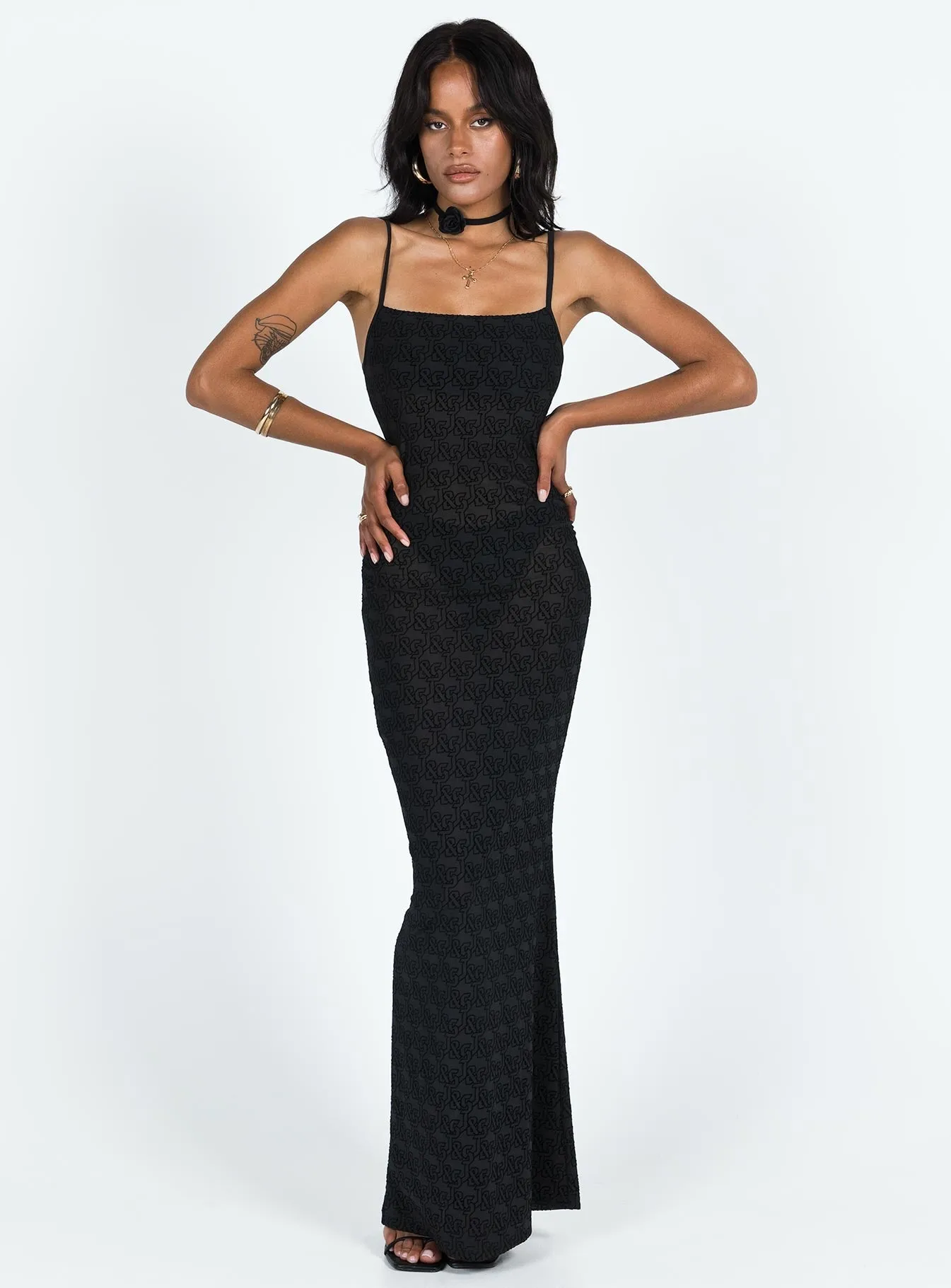 Work Appropriate Comfortable and Fashionable JGR & STN Abbey Maxi Dress Black