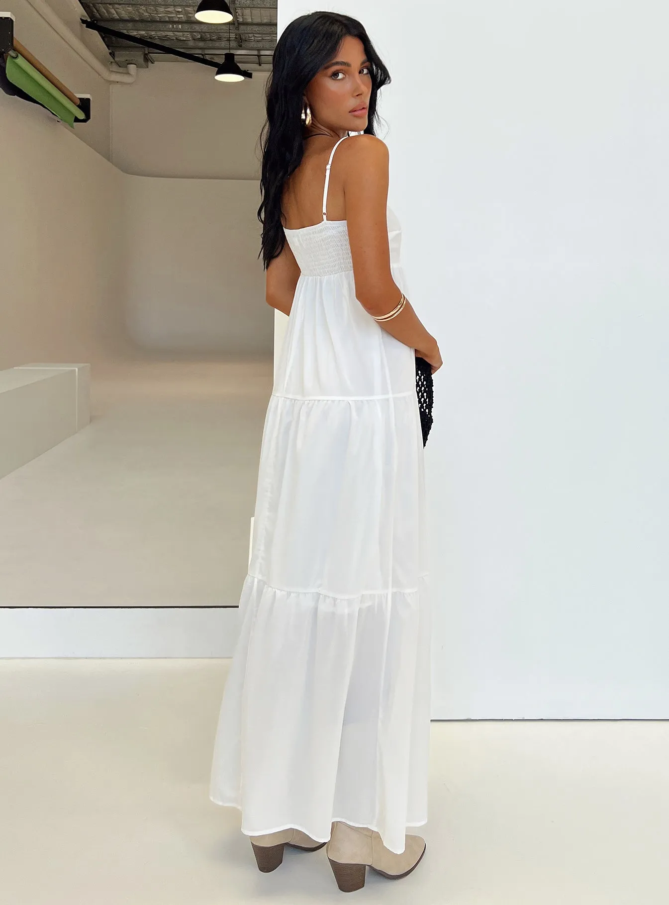 Trendy Everyday Warrego Maxi Dress White