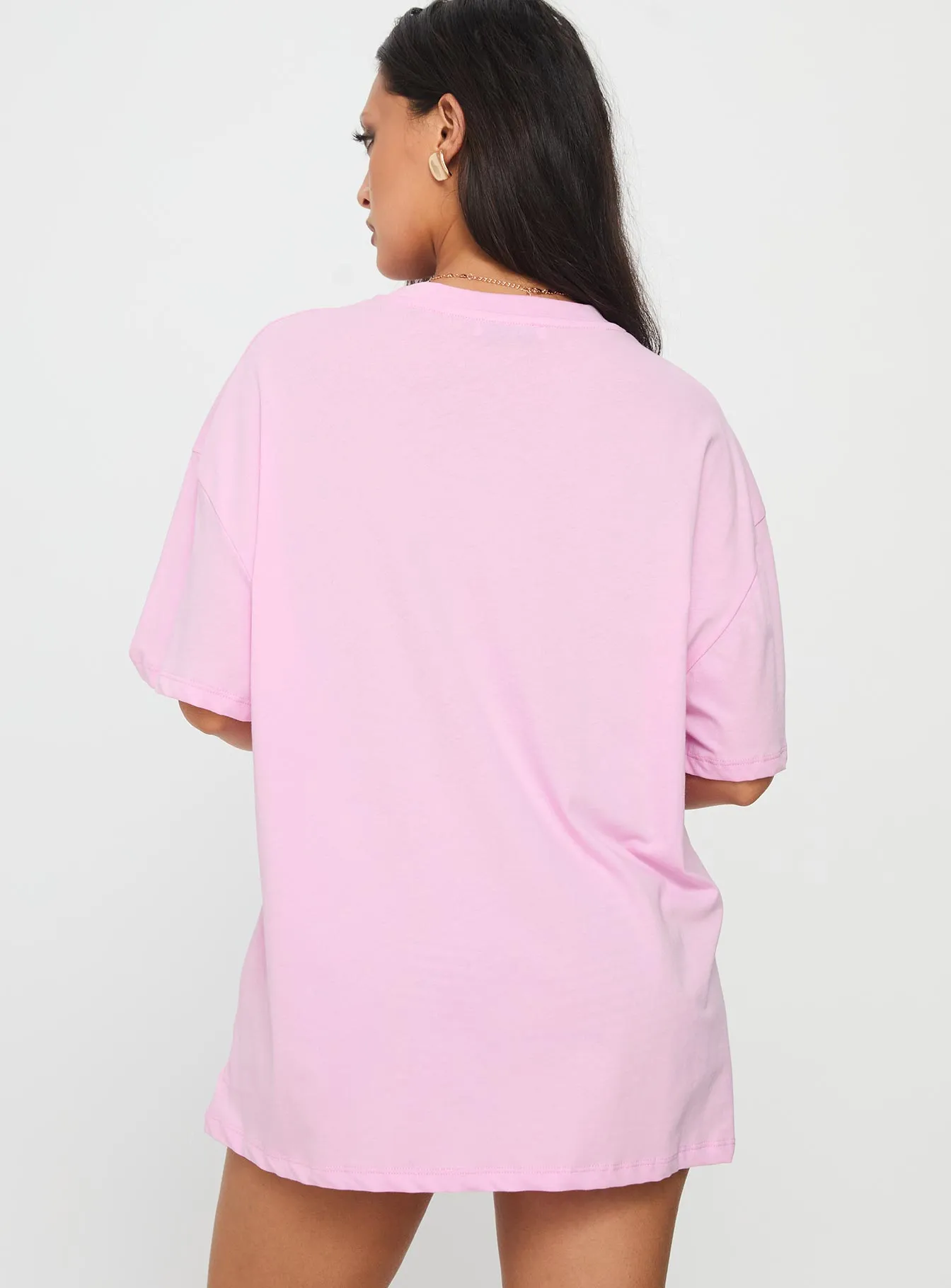 Lemon Drop Oversized Top Pink Hypoallergenic Fibers Holiday Style Trend
