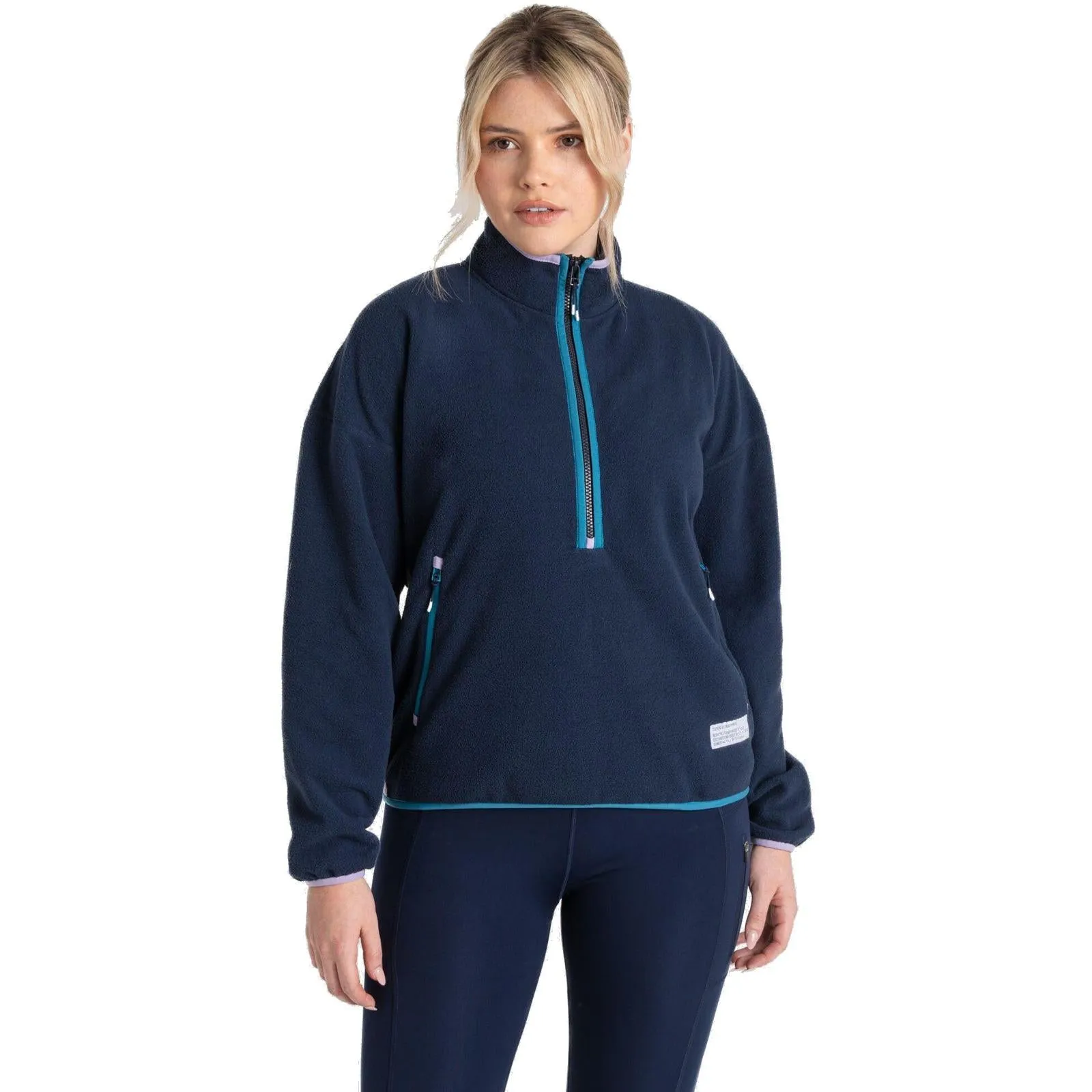 Thermal Base Versatile Outfit Craghoppers Womens CO2 Renu Half Zip Fleece