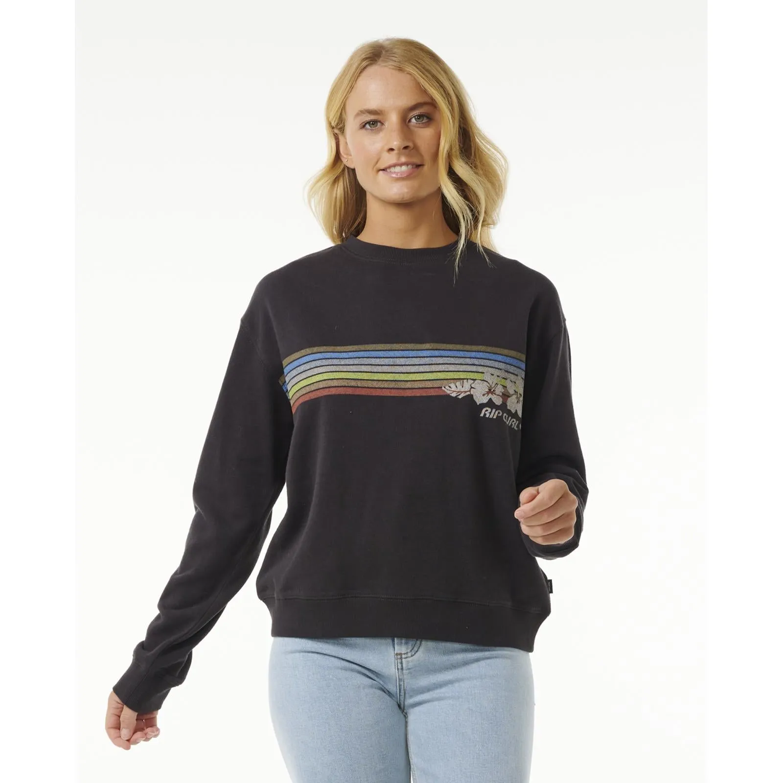 Rip Curl Womens Hoffman Relaxed Sweatshirt product animal print wildness