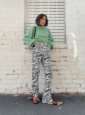 DoubleStitched Seams Alabama Jeans Zebra