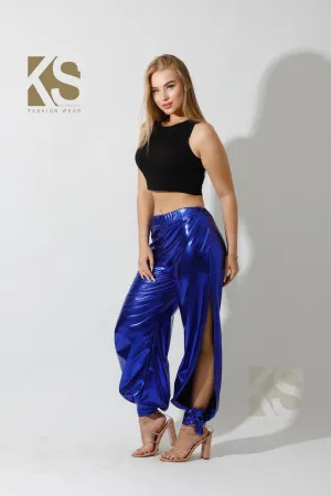 Side Slit Trousers Cozy Comfort Comfort waistband