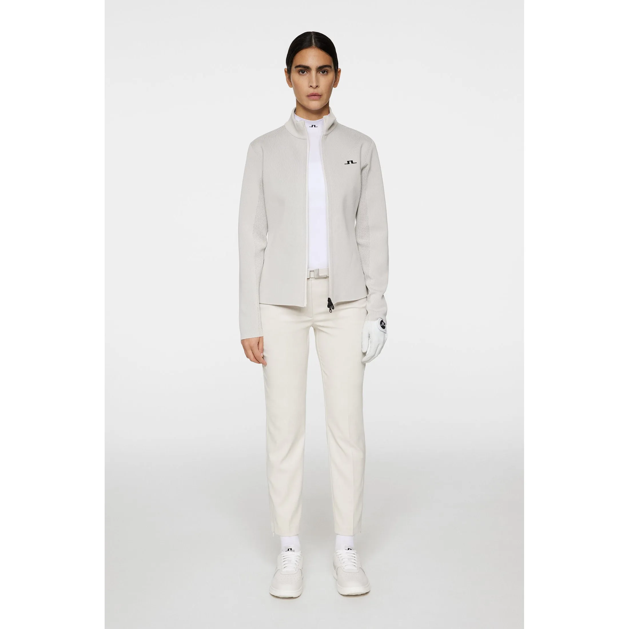 Relaxed Fit Design J.Lindeberg Women's Pia Golf Pants - Moonbeam