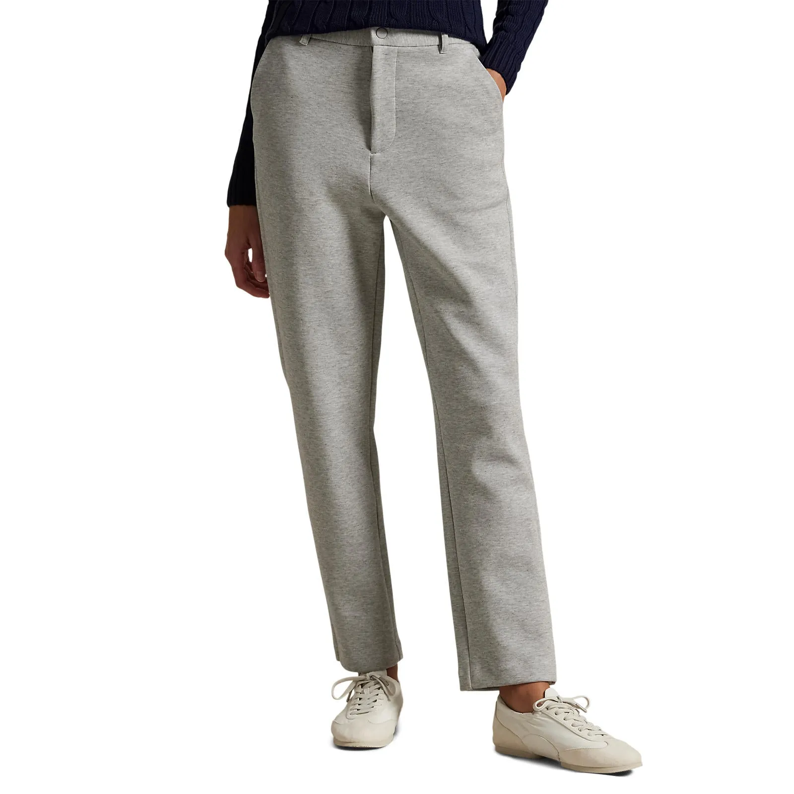RLX Ralph Lauren Women's Double Knit Golf Pants - Andover Heather SturdyBeltLoops Wrinkle-Resistant