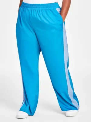AdjustableDrawstring Active Appeal Women's Colorblocked Pants,Blue