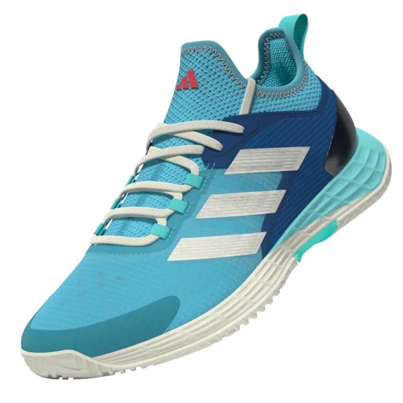 Energy Return System Adidas Adizero Ubersonic Womens Tennis Shoes - Turquoise / Off White