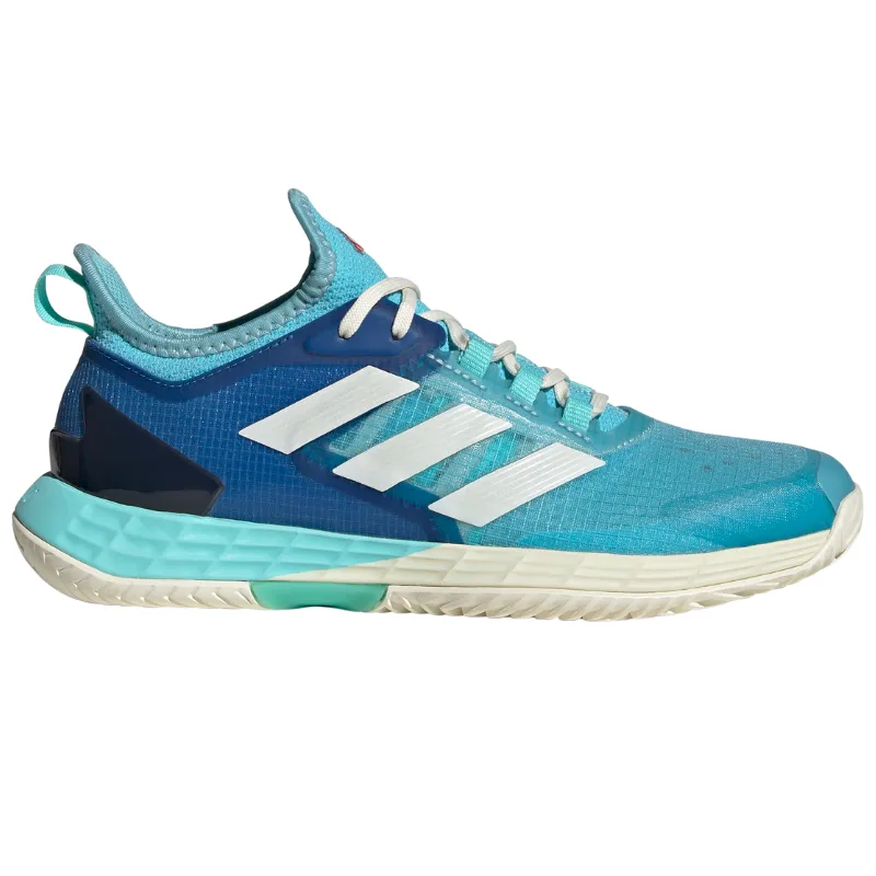 Adidas Adizero Ubersonic Womens Tennis Shoes - Turquoise / Off White Enhanced Stability Street Comfort