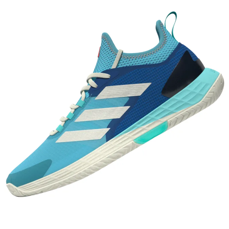 Daily Wear Athletic Adidas Adizero Ubersonic Womens Tennis Shoes - Turquoise / Off White