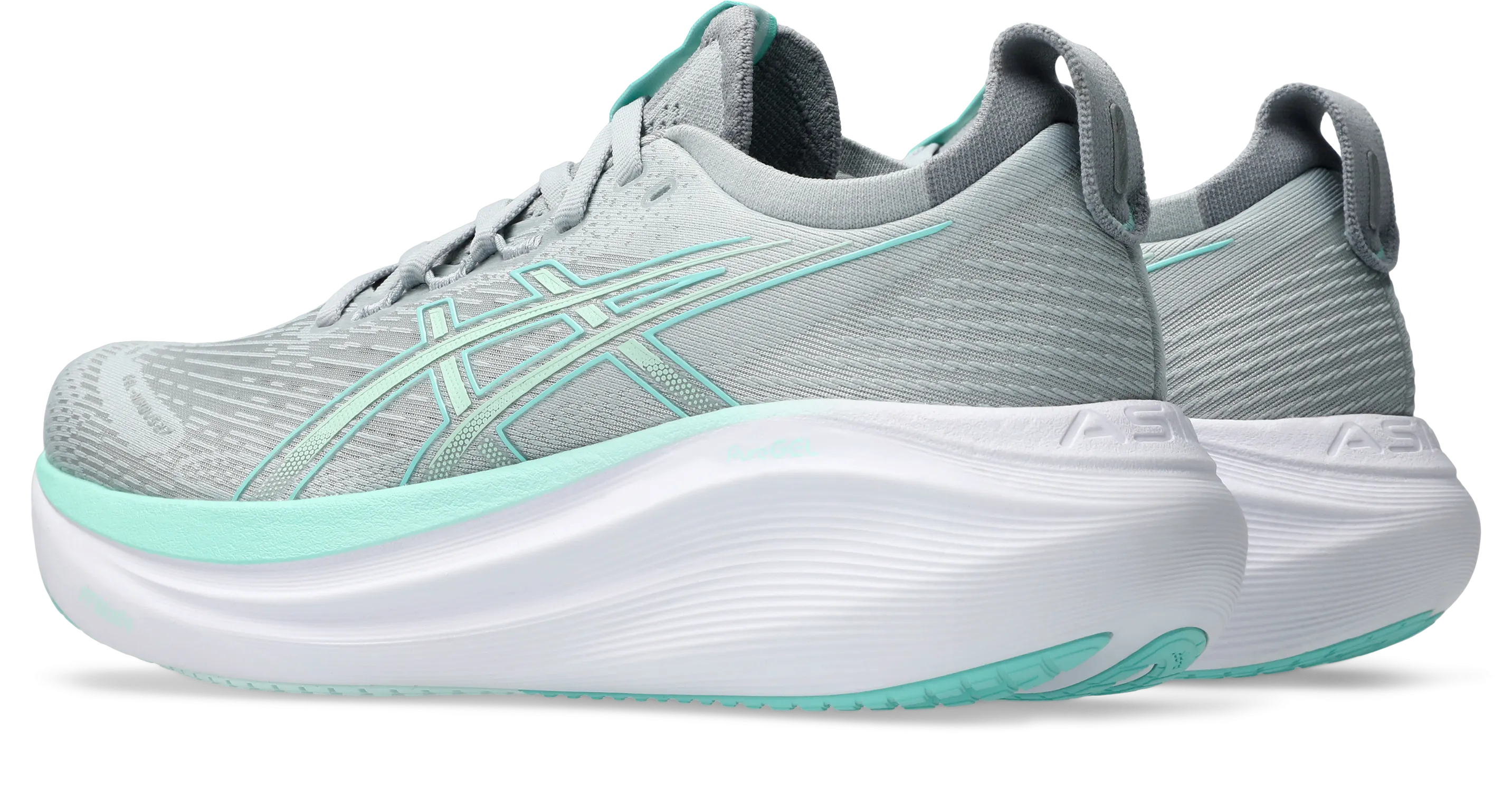 Women's Gel-Nimbus 27 - Wide (D) Short night walk