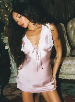 Flattering Layers Nourish Mini Dress Pink