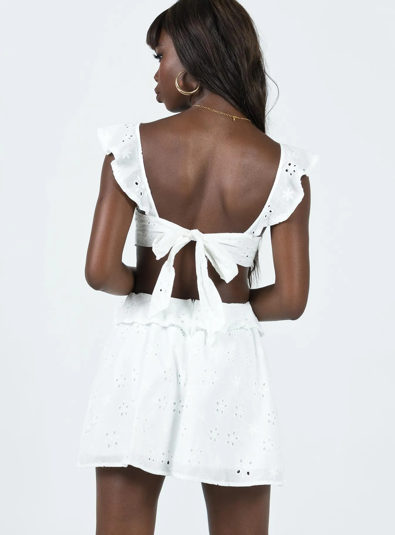 Wrenley Mini Dress White Chic Rhythm Comfortable travel dress