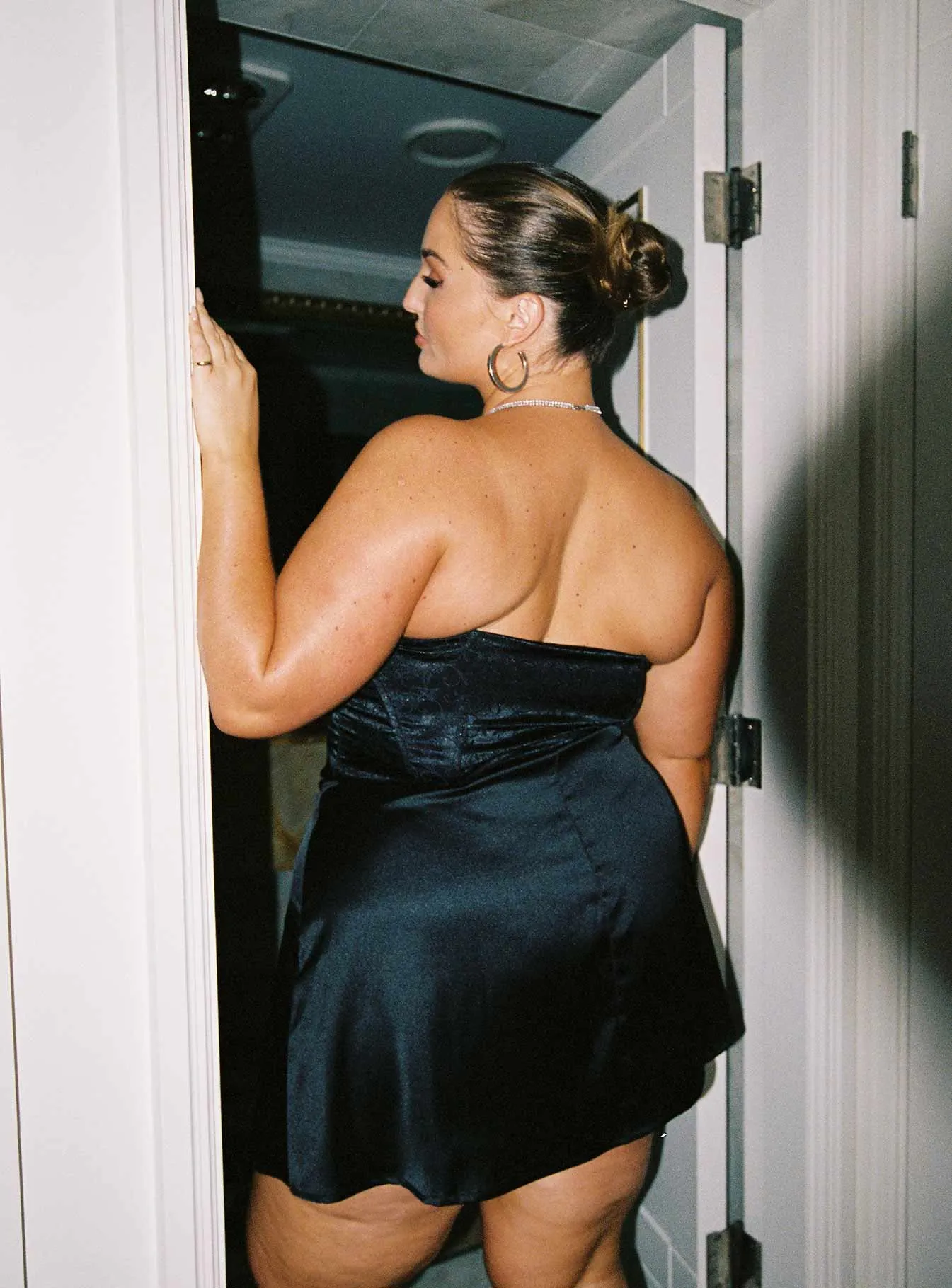 Alter Ego Mini Dress Black Curve Vibrant Form