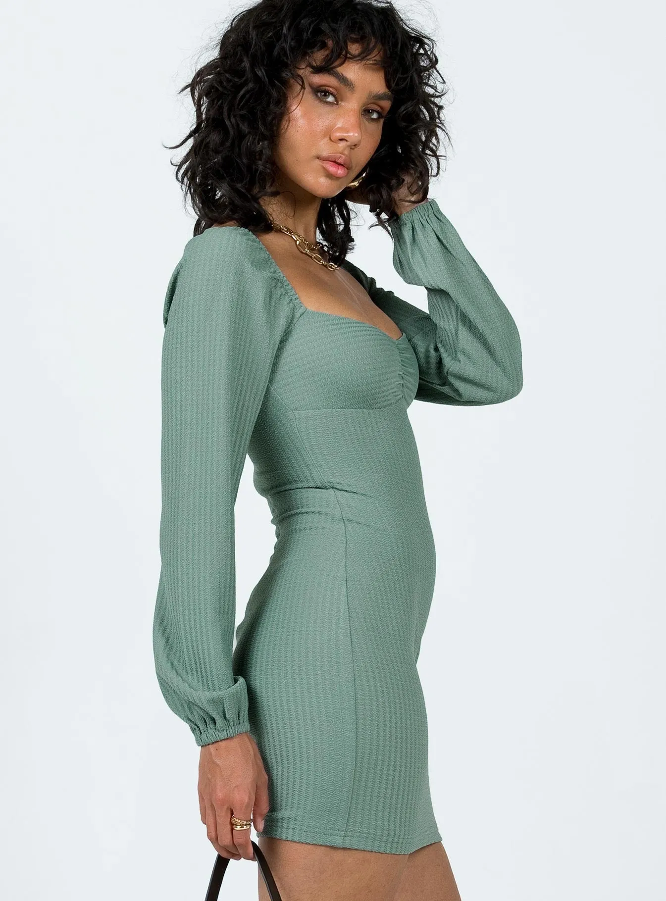 Benaud Mini Dress Green Classic Layers