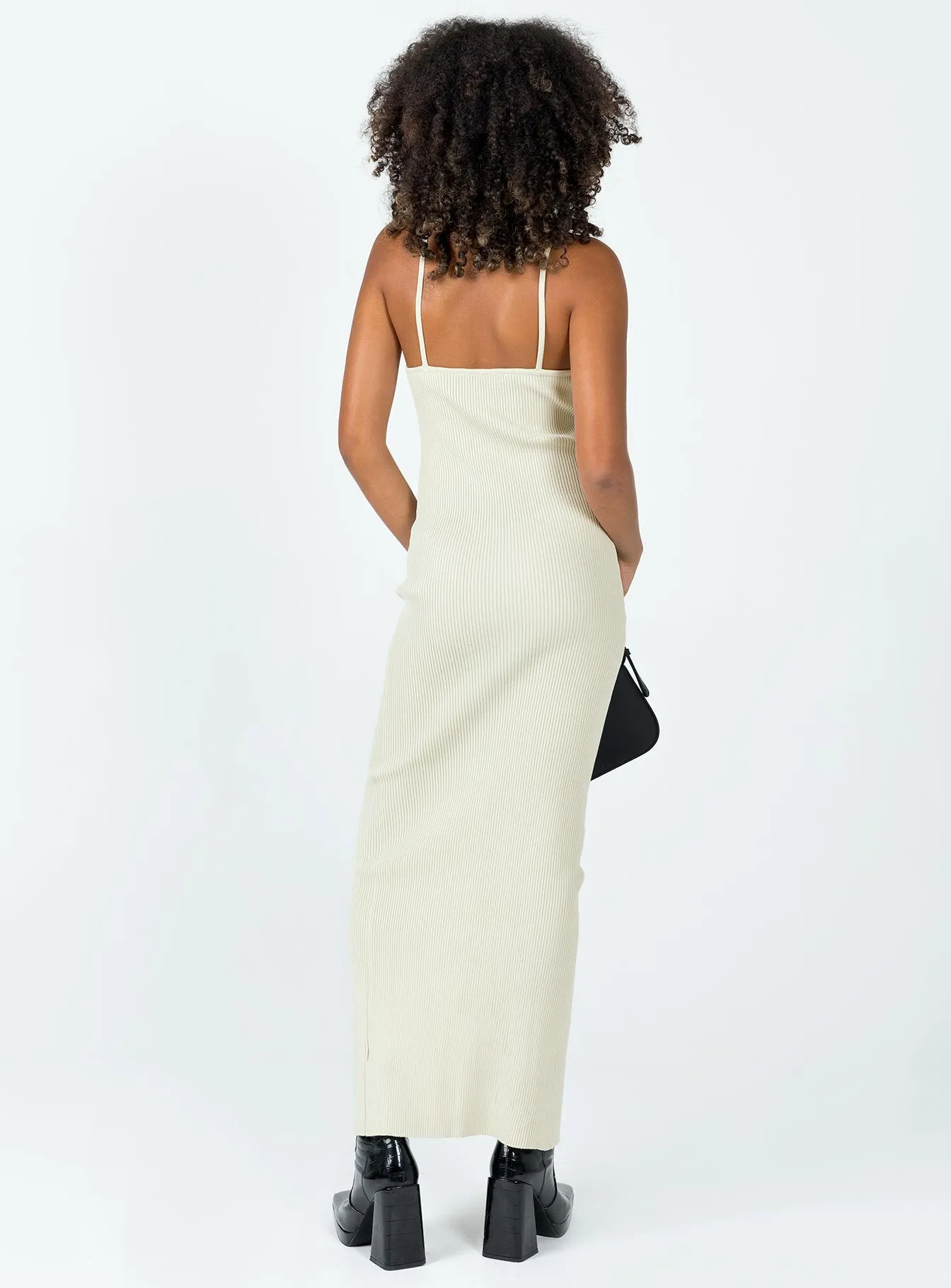 Effortless Elegance Hidden-Pocket Casa Midi Dress Cream