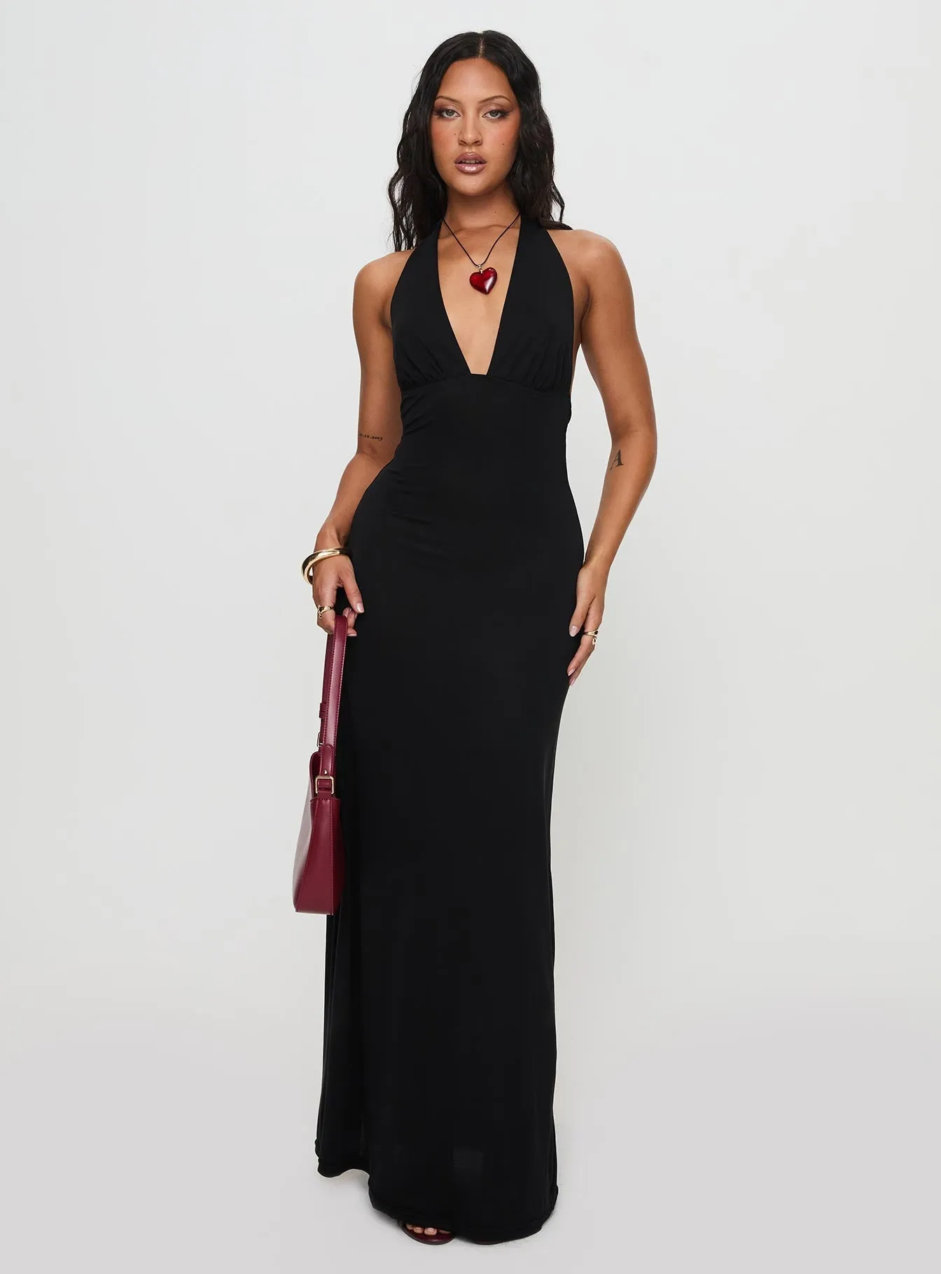 Perfect Layers Breath Soft Tinisie Maxi Dress Black