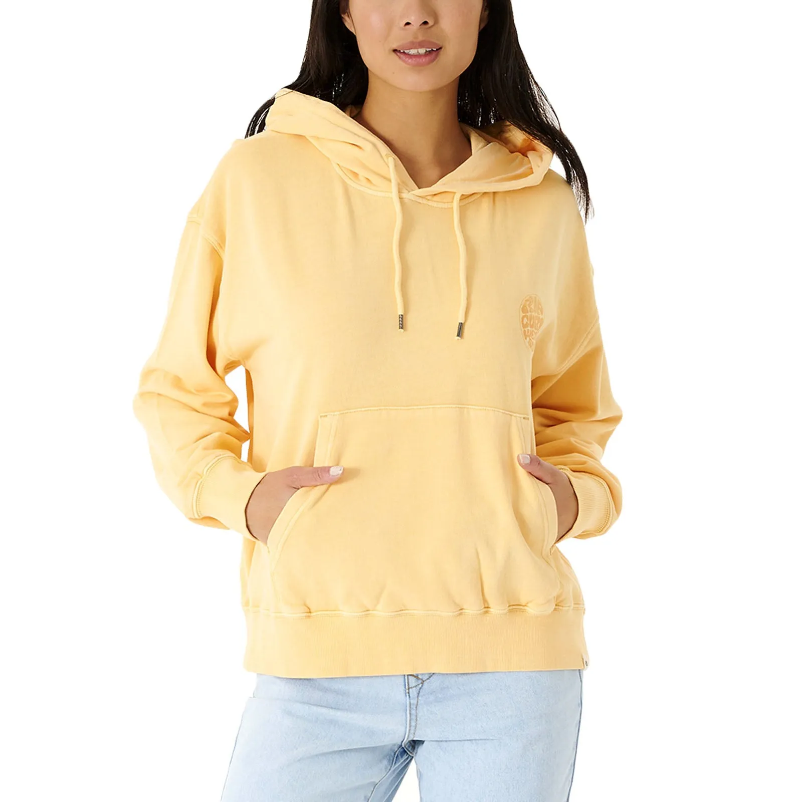 Rip Curl Womens Icons Of Surf Hood Wettie Pullover Hoodie Timeless Minimal