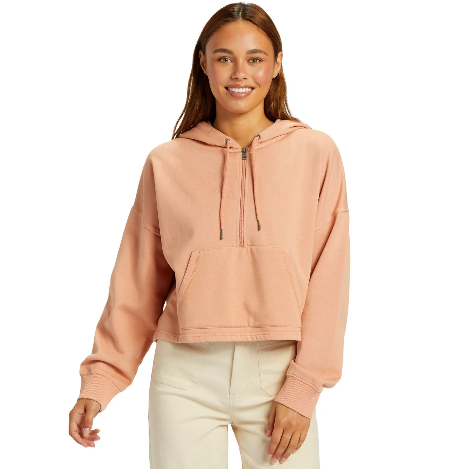 Cozy Coverage Roxy Womens Drakes Cove Half Zip Hoodie