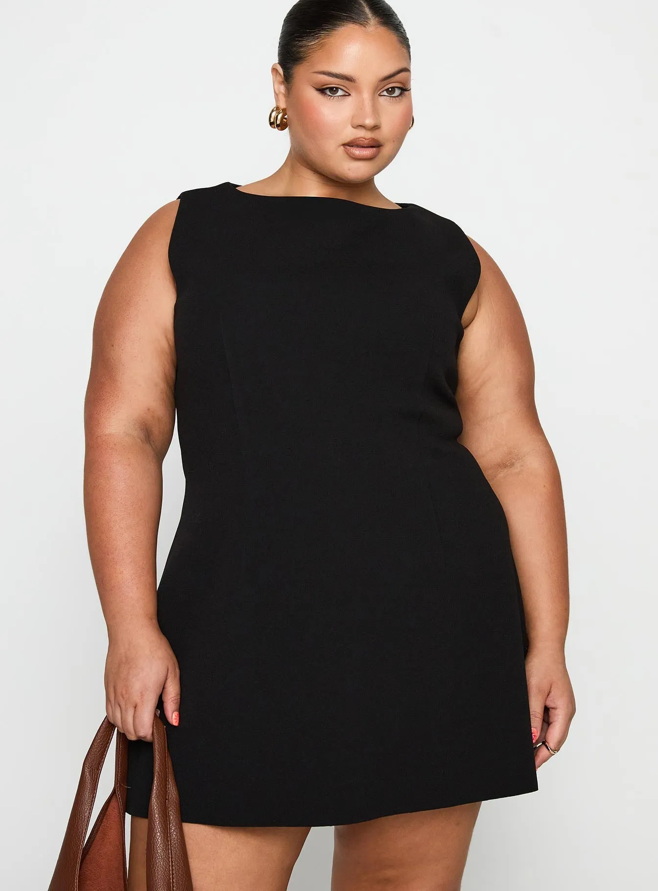 Elegant Mood Anse Mini Dress Black Curve
