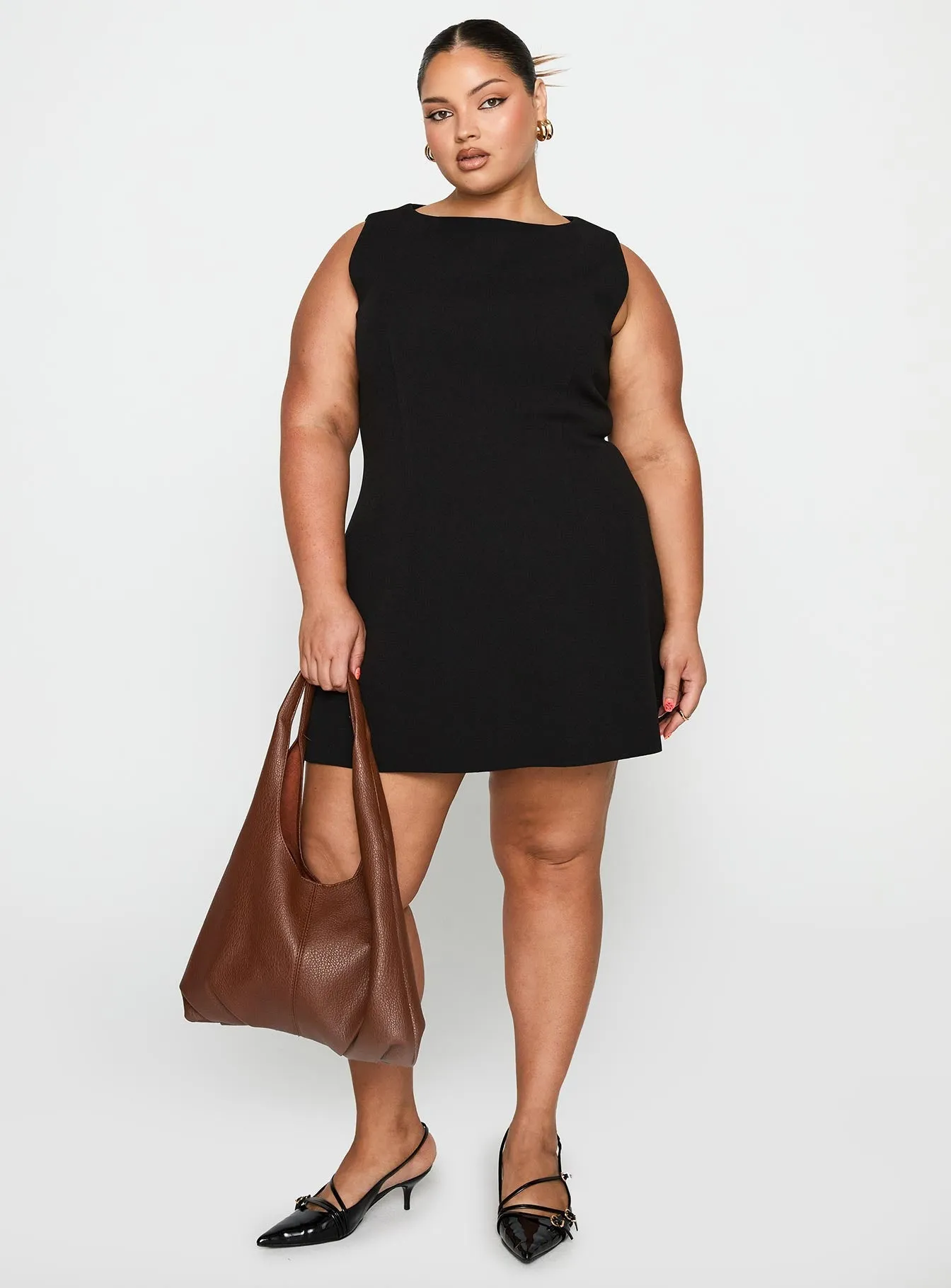 Workwear Grace Vibe Anse Mini Dress Black Curve
