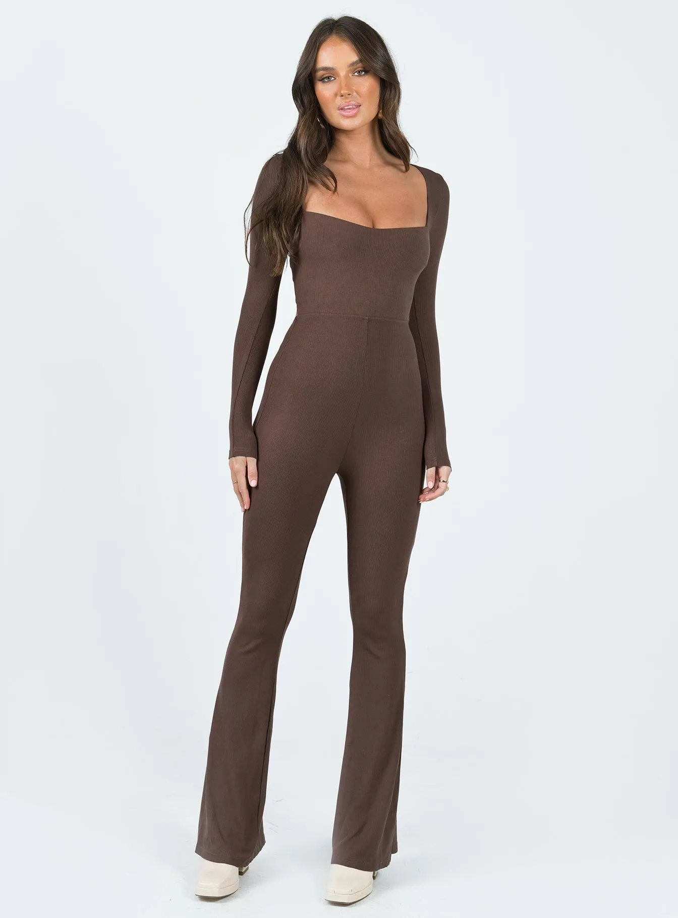 Devera Jumpsuit Brown Smart Chic