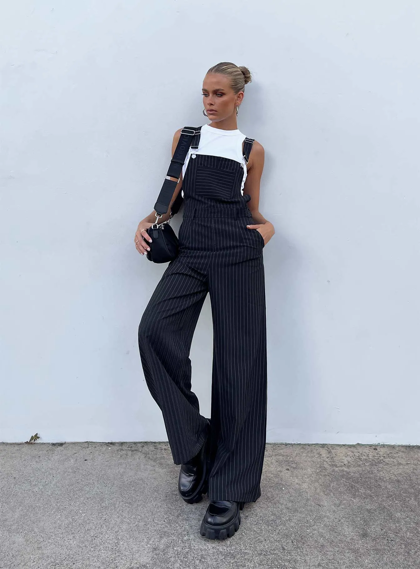 Eco Singer Hayden Overalls Black