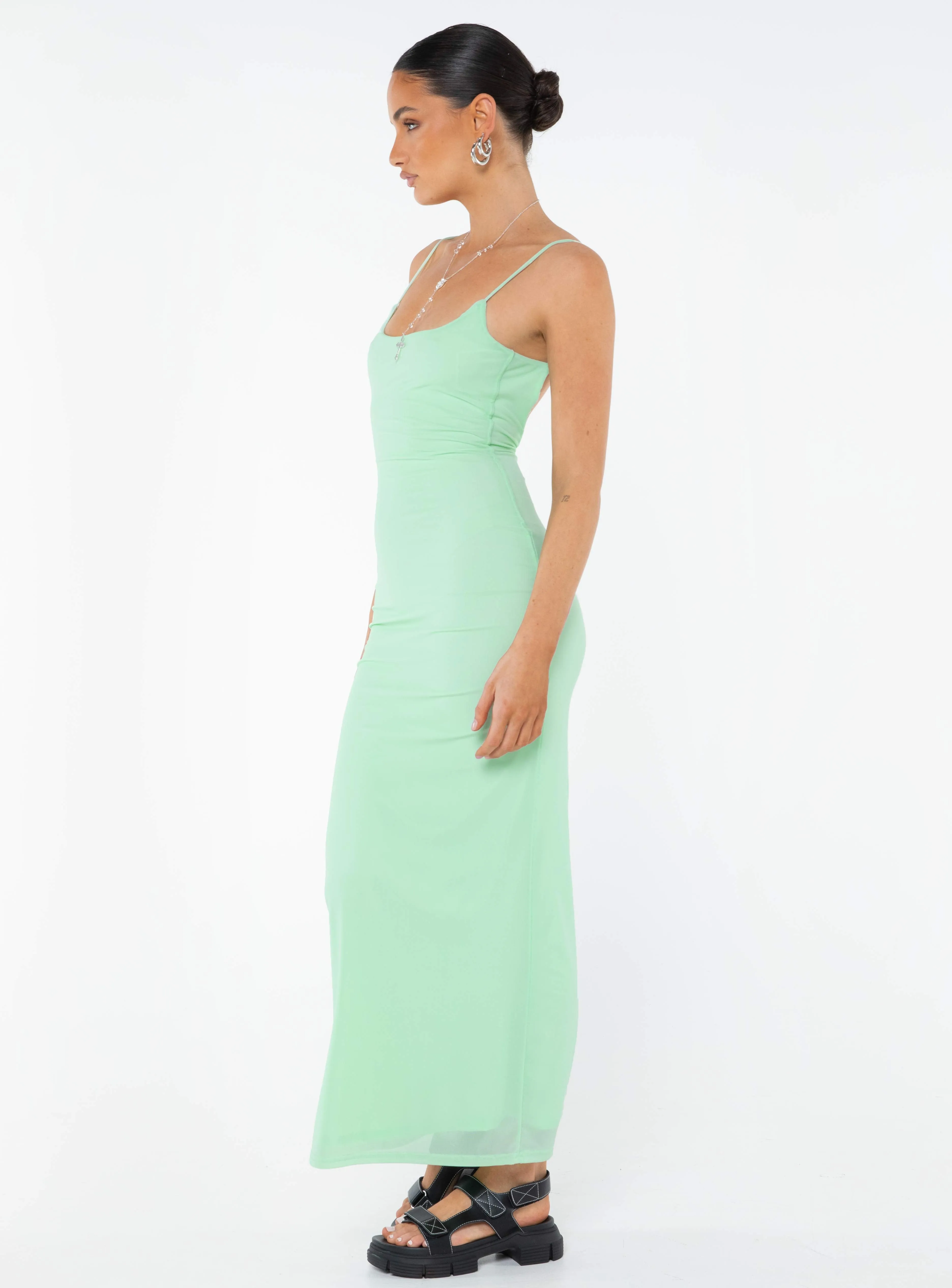 Knox Maxi Dress Mint Simple Yet Elegant
