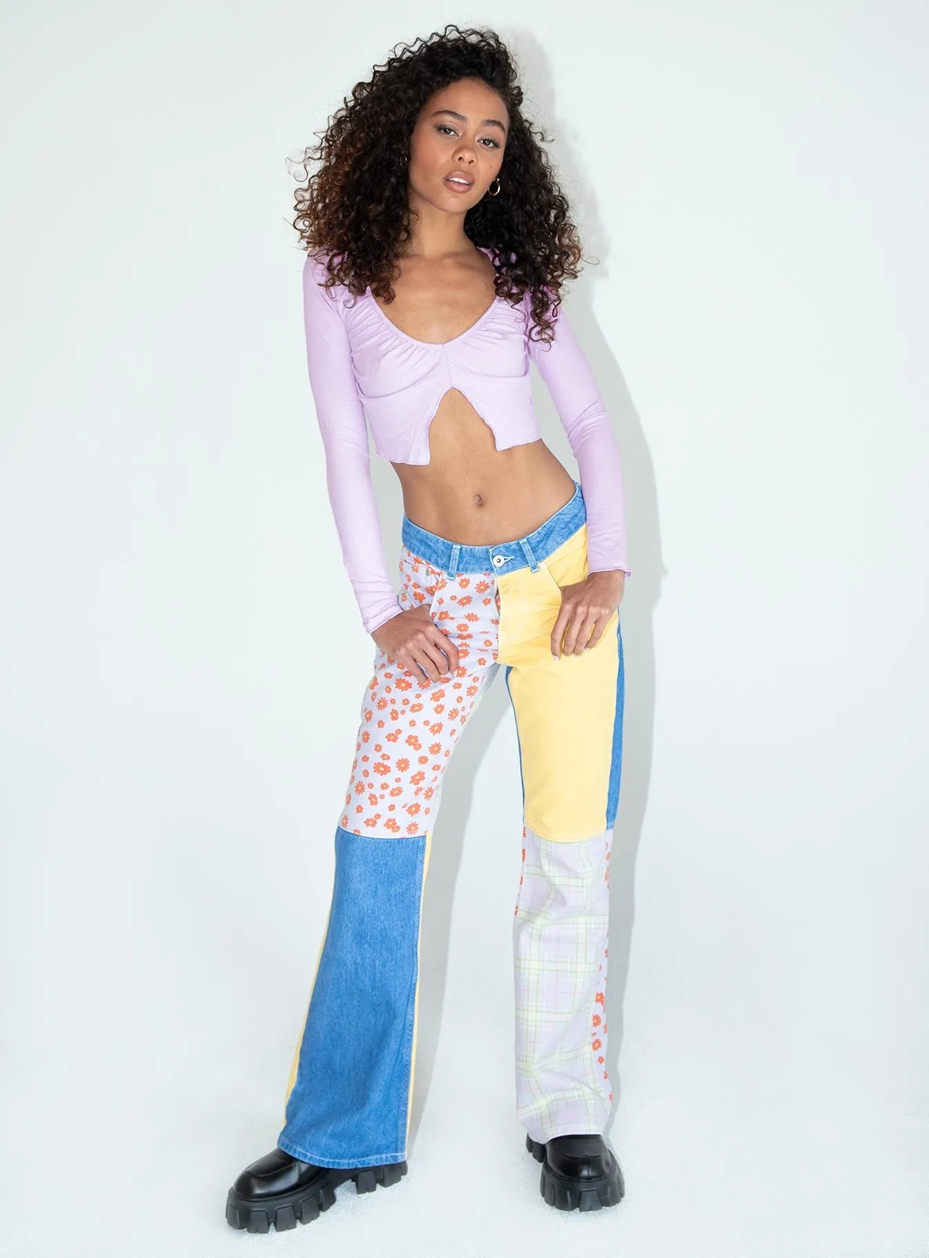 River Core Cyber Glow The Ragged Priest Highway Jeans Multi