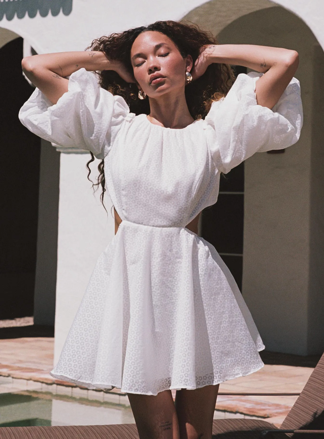 Marano Mini Dress White Year Round Tall-Fit