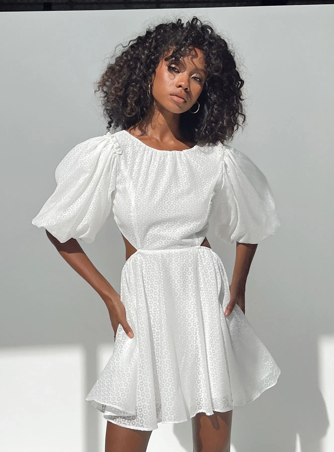 Marano Mini Dress White Classic sheath dress Everyday-Comfort