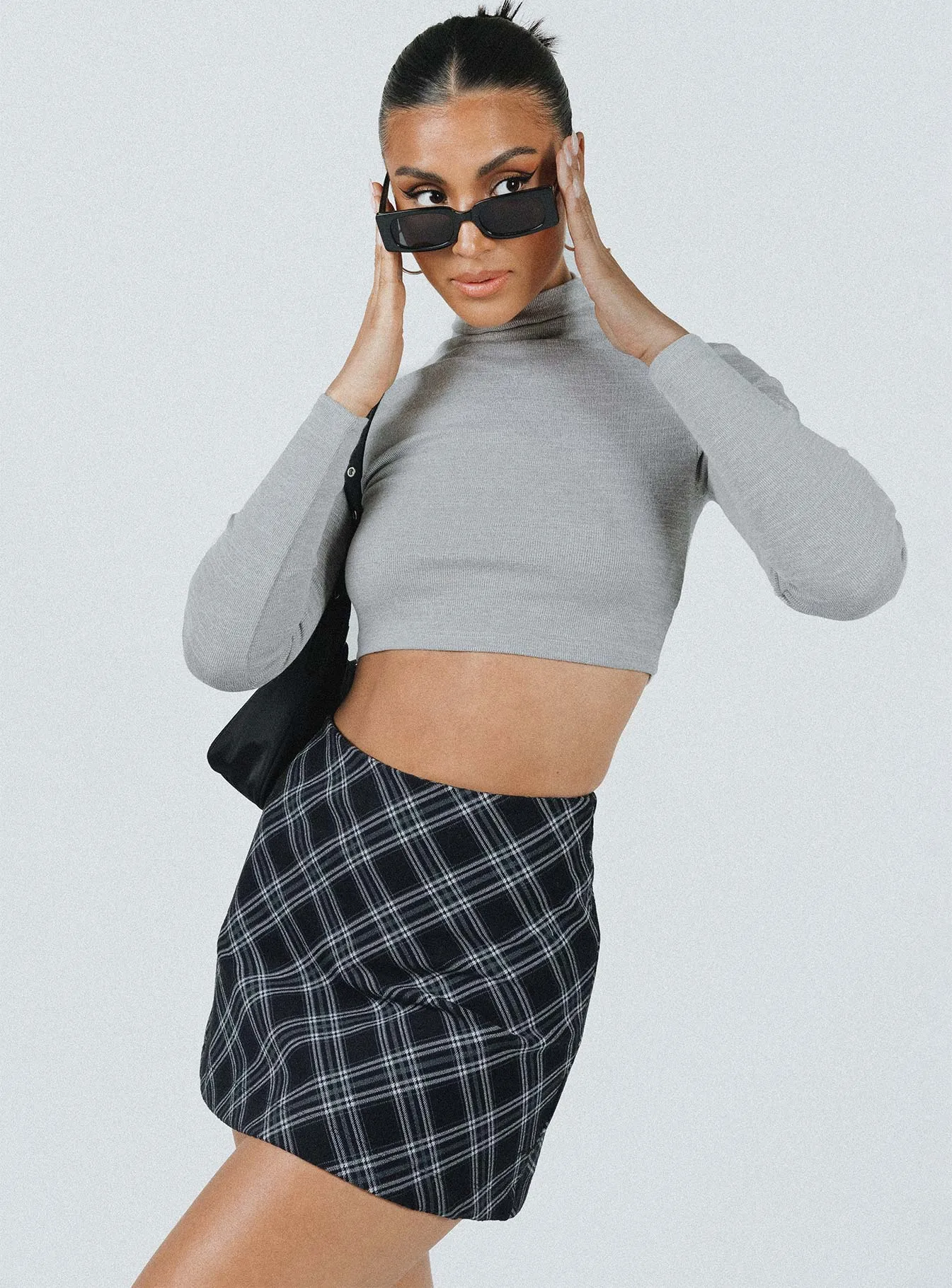 Aesthetic Look Fike Mini Skirt Black