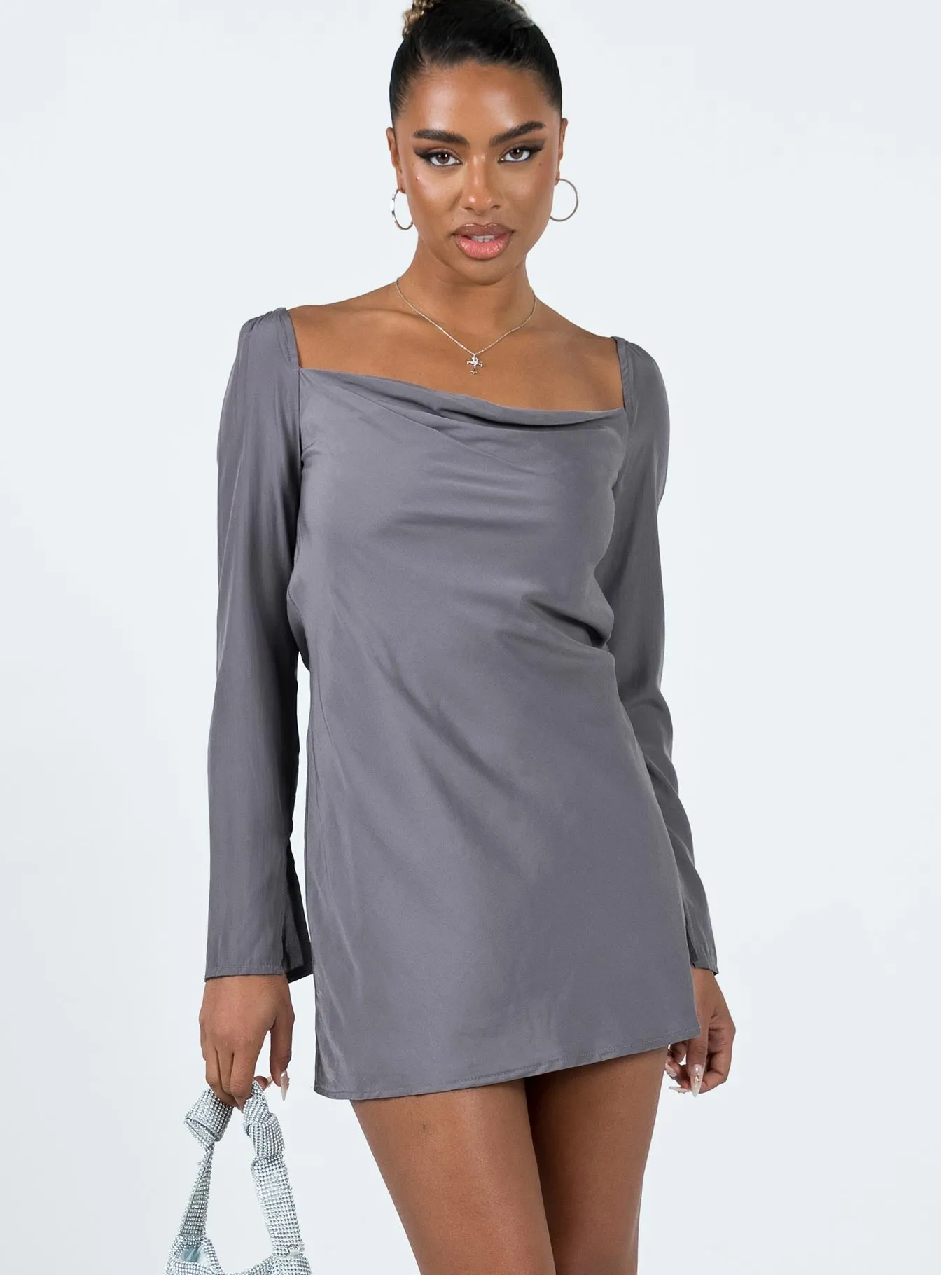 Star Power Mini Dress Slate Relax Piece