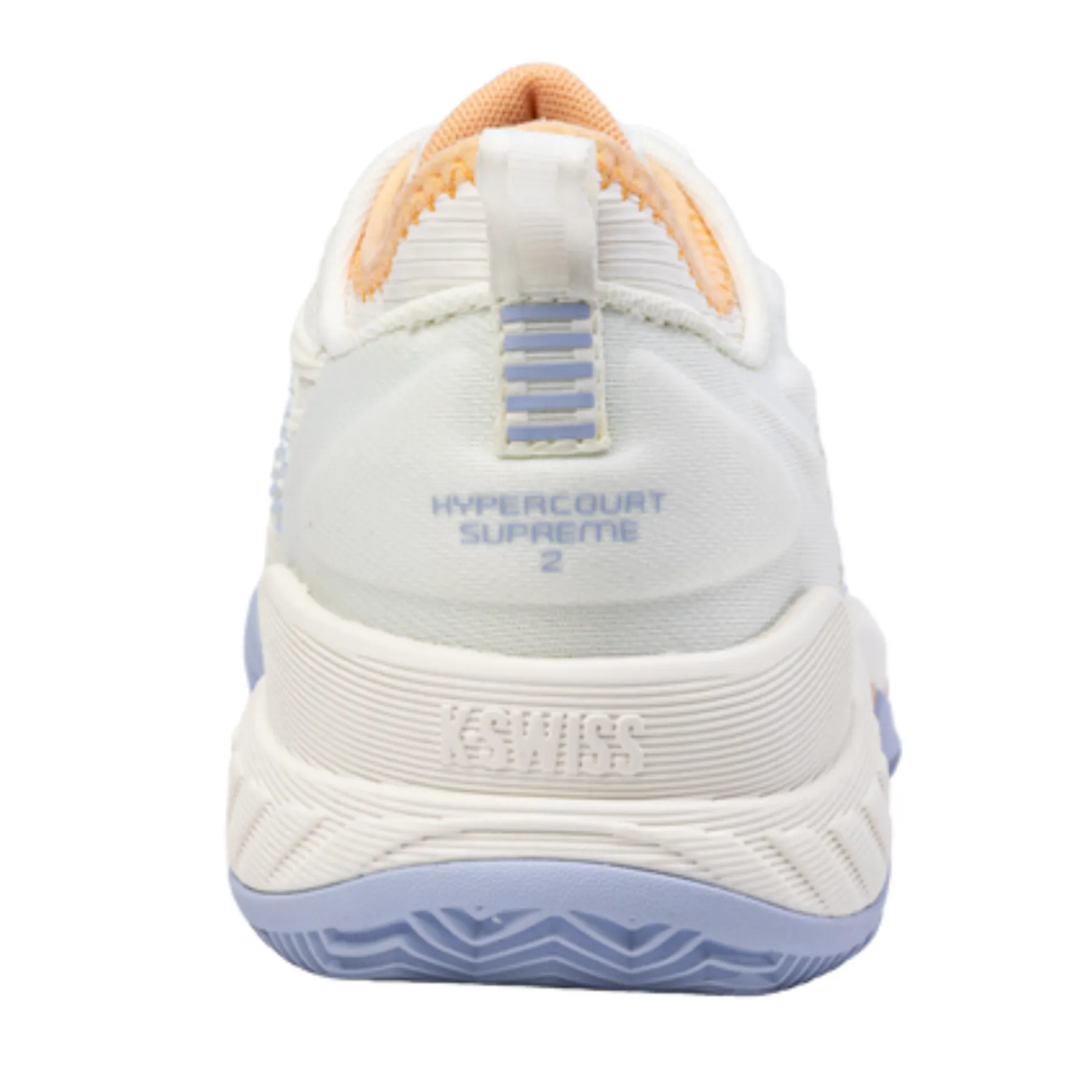 K Swiss Hypercourt Supreme 2HB WomenTennis Shoes - Star White/Heather/PchFuz Multi Directional Grip Airflow Mesh Backing