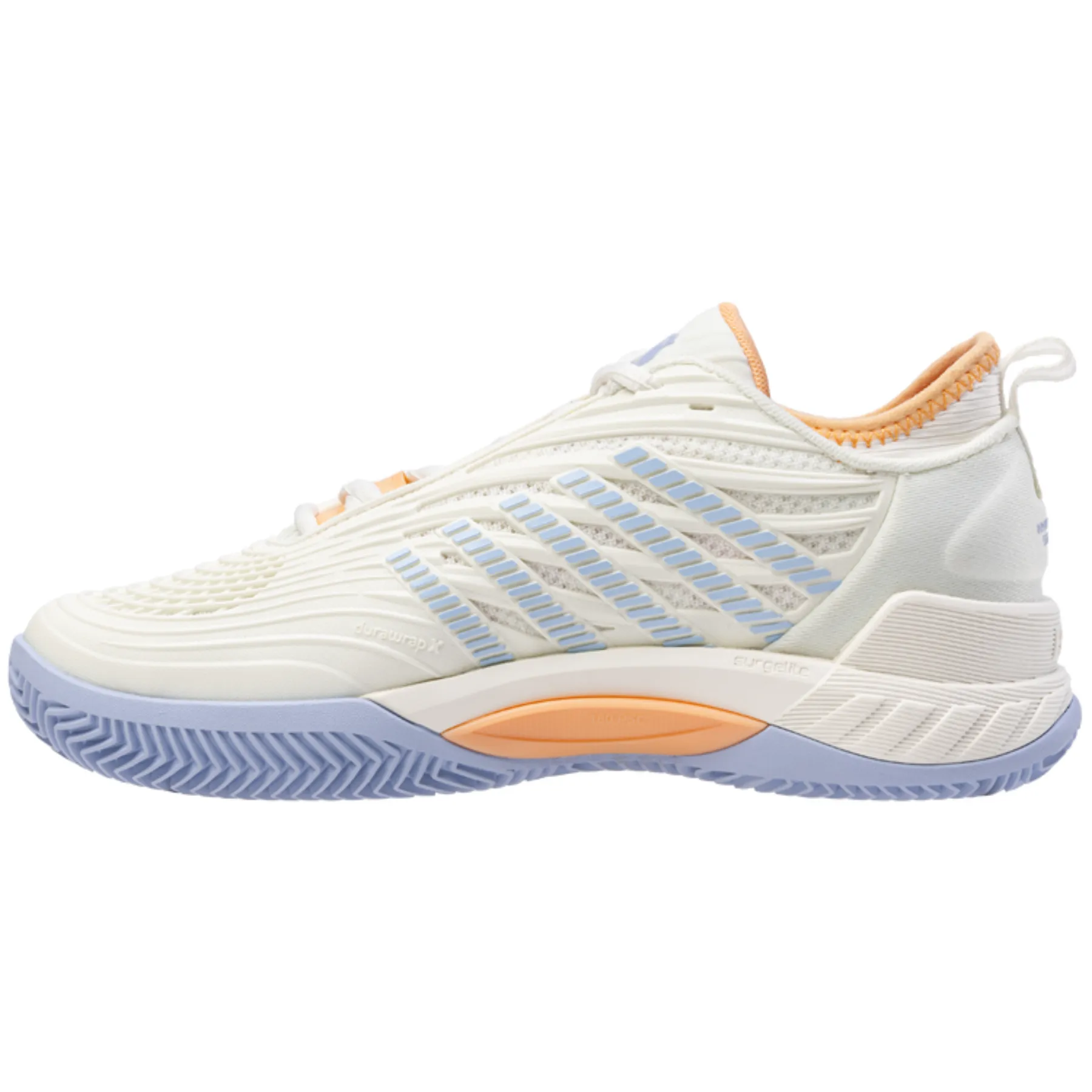 Flexible Outsole K Swiss Hypercourt Supreme 2HB WomenTennis Shoes - Star White/Heather/PchFuz