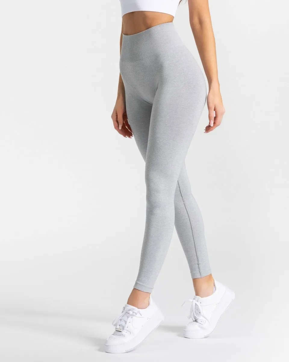 Classy Leggings "Hellgrau" Gentle Fit Unisex Style Four Way
