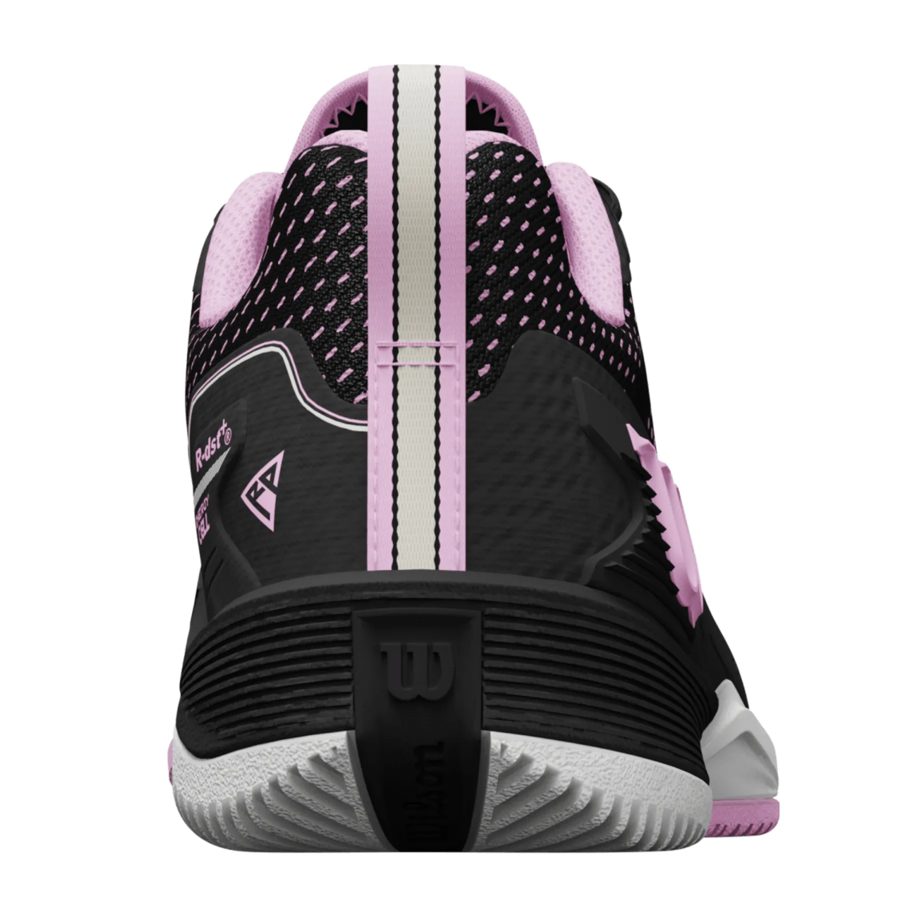 Hygienic Footbed Thermal Insulation Wilson Rush Pro 4.5 Women Tennis Shoes - Black/Black/Pirouette