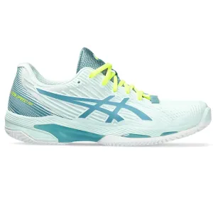 Asics Solution Speed FF 2 Soothing Sea/Gris Blue Clay Women's Tennis Shoes Anti Static Construction Sturdy Lacing System