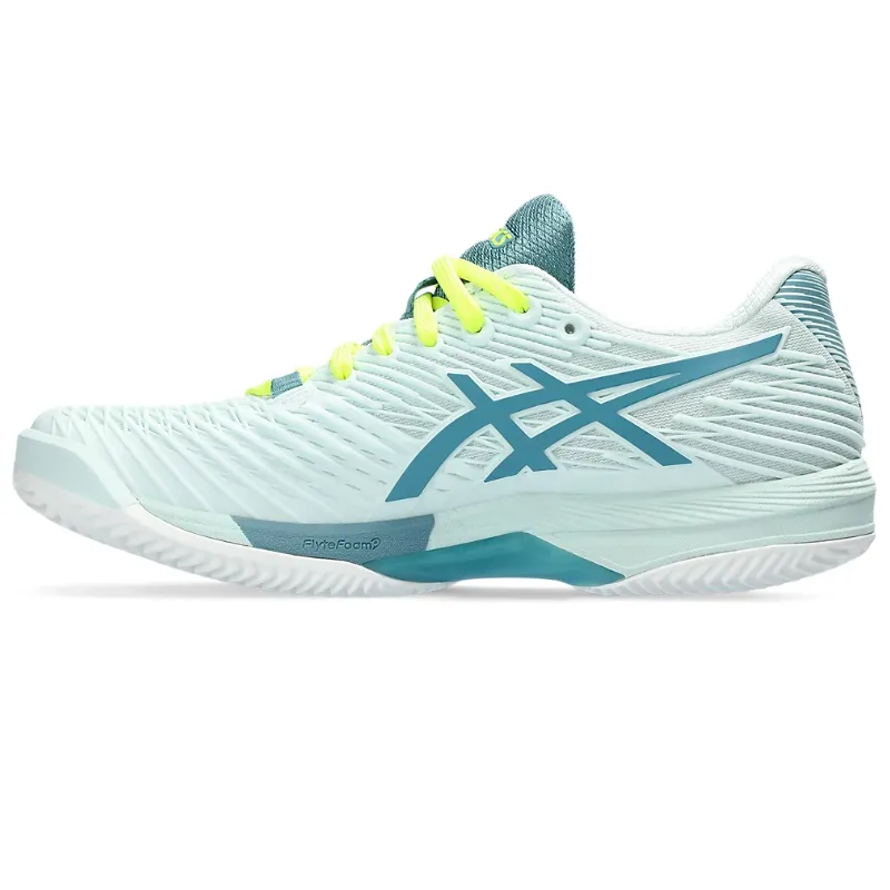 Quick Drying Interior Asics Solution Speed FF 2 Soothing Sea/Gris Blue Clay Women's Tennis Shoes