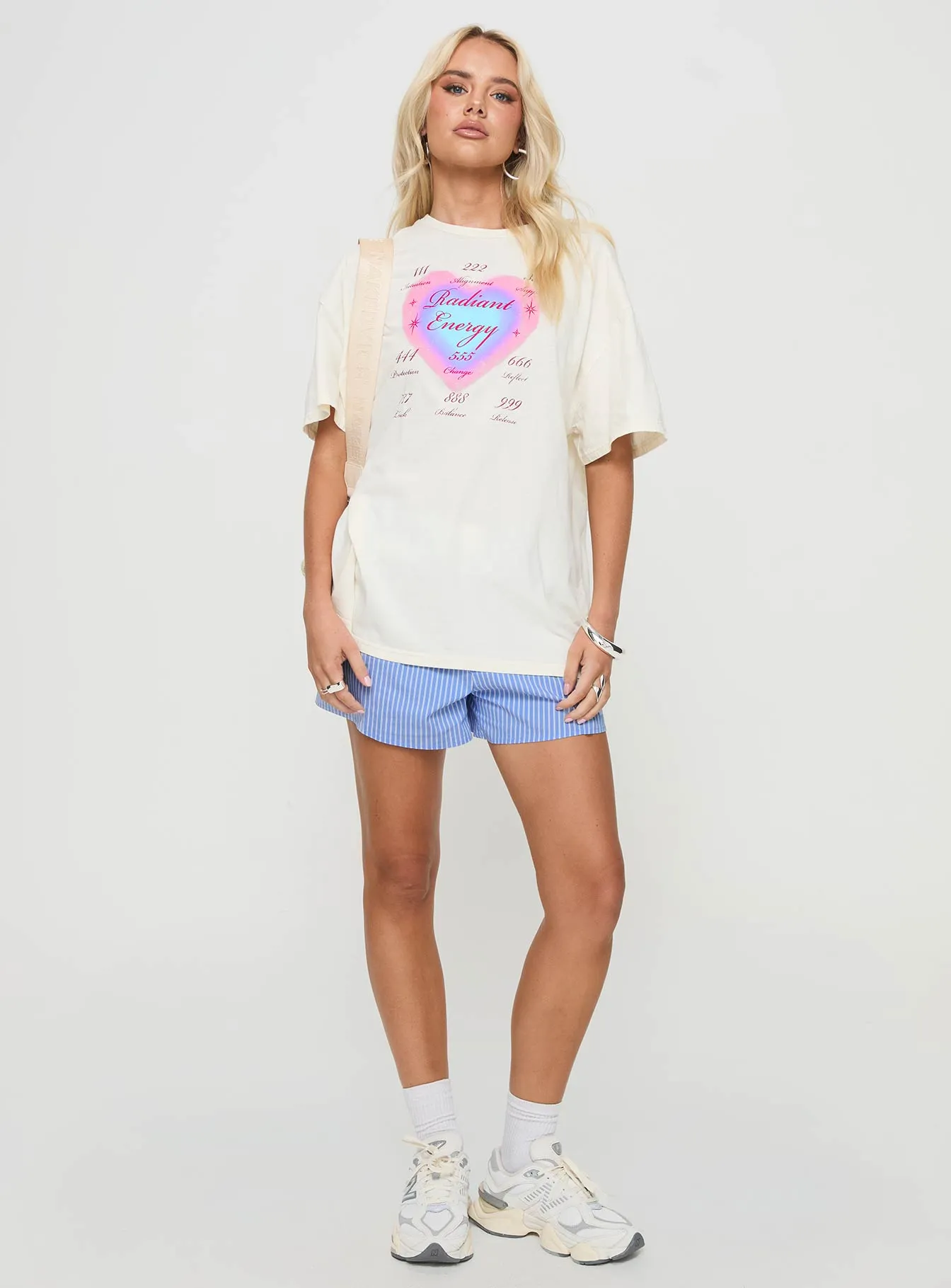Chic Vibe Angels From Above Tee White